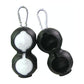 2-Pack Golf Silicone Double-Ball Protection Sleeves - Black