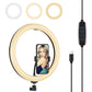 11.8 Dual Colour Led Ring Light With Phone Clamp - 3 Modes