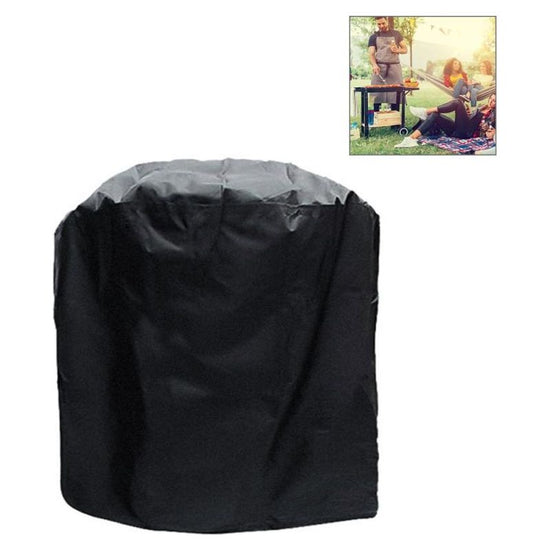 Waterproof Bbq Grill Cover - Anti-Uv Dust-Proof 210D Oxford Cloth - 58X77Cm - Black