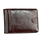 Leather Rfid Billfold Wallet - Mini Size - Black