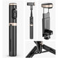 Reinforced Bluetooth Remote Control Selfie Stick with Hidden Design - Black