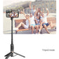 Reinforced Bluetooth Remote Control Selfie Stick with Hidden Design - Black