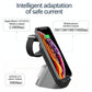3 In 1 Wireless Charger For Iphone Apple Watch Airpods & Android Black