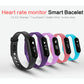 Bluetooth Smart Bracelet With Heart Rate Monitor And Sleep Tracker - Black