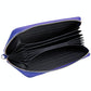 Leather Rfid Card Holder Wallet with Hand Strap - Black