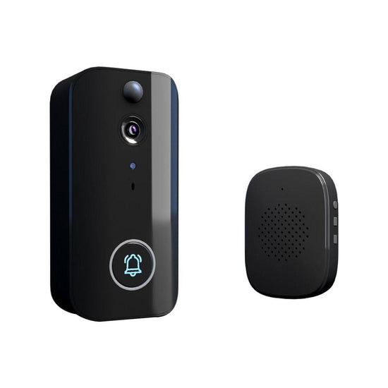 Wireless Doorbell Camera With Night Vision And Motion Detection - Black