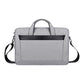Expandable Laptop Bag - Waterproof Oxford Cloth Detachable Shoulder Strap - Black