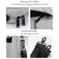 Expandable Laptop Bag - Waterproof Oxford Cloth Detachable Shoulder Strap - Black