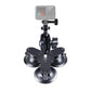 Triangle Suction Cup Mount For Gopro With Tripod Adapter And Phone Clamp