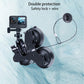 Triangle Suction Cup Mount For Gopro With Tripod Adapter And Phone Clamp