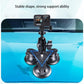 Triangle Suction Cup Mount For Gopro With Tripod Adapter And Phone Clamp