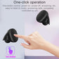 Waterproof Wireless Bluetooth Earphones with Magnetic Charging Box - 300mah - Black
