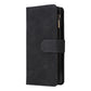 Frosted Leather Zip Wallet for Samsung Galaxy z Fold 4 - Compact and Stylish - Blue