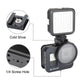 Aluminum Protective Cage With 52Mm Uv Lens For Gopro Hero8