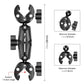 Dualheads Crab Clamp Handlebar Mount for Action Cameras