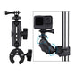 Adjustable 360 Degree Action Camera Clamp Holder - Extended Version