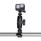 Adjustable 360 Degree Action Camera Clamp Holder - Extended Version