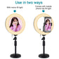 7.9 Dual-Colour Led Ring Light With Desktop Mount And Phone Clamp