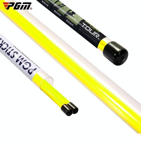 2-pack Golf Alignment Sticks for Accurate Ball Direction - Red Fiberglass - Red With Package