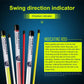 2-pack Golf Alignment Sticks for Accurate Ball Direction - Red Fiberglass - Red With Package