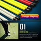 2-pack Golf Alignment Sticks for Accurate Ball Direction - Red Fiberglass - Red With Package