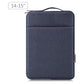 14-15 Inch Laptop Sleeve Briefcase With Zipper And Handle - Gray Blue