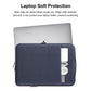 15-16.7 Inch Laptop Sleeve Briefcase With Zipper And Handle - Gray Blue