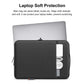 15-16.7 Inch Laptop Sleeve Briefcase With Zipper And Handle - Gray Blue