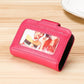 Women Cowhide Leather Rfid Wallet - Horizontal Design - Sapphire Blue