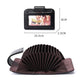 Women Cowhide Leather Rfid Wallet - Horizontal Design - Sapphire Blue