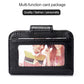 Women Cowhide Leather Rfid Wallet - Horizontal Design - Sapphire Blue