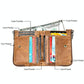 Men Leather Rfid Wallet - Antimagnetic - Yellowish-Brown