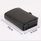 Leather Rfid Blocking Card Wallet - Multi-functional - Coffee