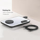 15W 3 In 1 Magnetic Led Makeup Mirror Charger - Black