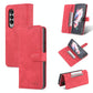 For Samsung Galaxy Z Fold4 5G Horizontal Flip Tpu Phone Case - Red