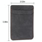 Frosted Card Bag Sticker For Mobile Phones - Black