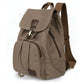 Women Canvas Laptop Backpack - Compact And Stylish - Coffee