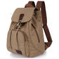 Women Canvas Laptop Backpack - Compact And Stylish - Coffee
