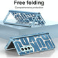 Foldable Electroplated Phone Case For Samsung Galaxy Z Fold 4 5G With Hinge