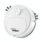 Smart Usb Charging Robot Vacuum for Family Cleaning - Black
