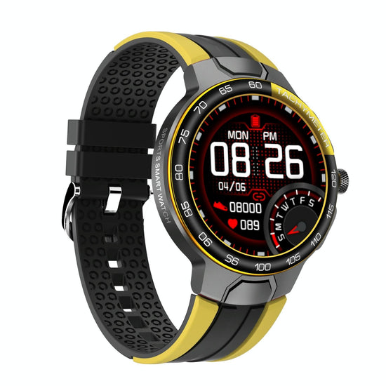 Waterproof Smart Wristband With Menstrual Cycle Reminder And Heart Rate Monitor - Yellow