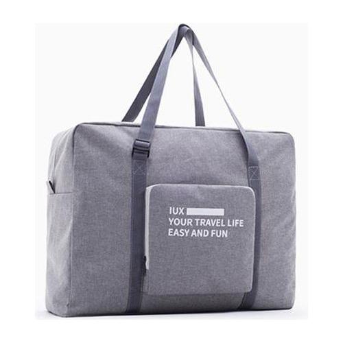 Waterproof Travel Bag For Women And Unisex Luggage - Large Capacity - Grey