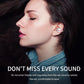 Ultra-light Wireless Earphone with Mic - Bluetooth 5.0 - Ear Clip - Stereo - Black