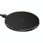 15W Round Wireless Charger Fast Charge - Red + Black Surface