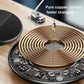 15W Round Wireless Charger Fast Charge - Red + Black Surface