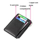 Multi Slot Zipper Card Holder Large Capacity Ultra Thin Coin Purse - Pink