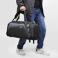 Separate Wet / Dry Large Gym Bag - Grey