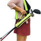 Portable Golf Bag For Cues - Handbag - Purple