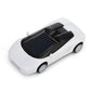 3-piece Solar Mini Car Racer Toy for Kids - Powered by the Sun - White