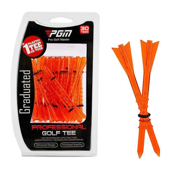 30 Adjustable Golf Tees With 83Mm Height Limit - Set Of 30 - Blue